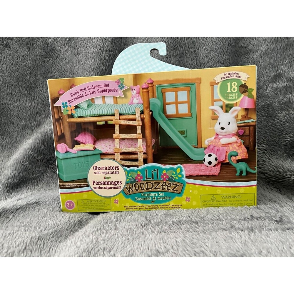 **NEW**Lil Woodzeez 18 Count Furniture Set